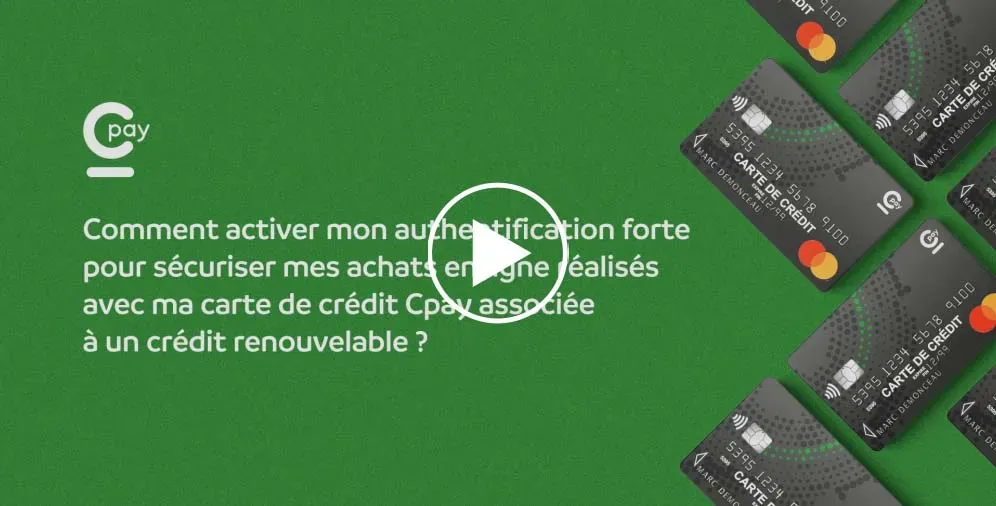 Activation de votre authentification forte